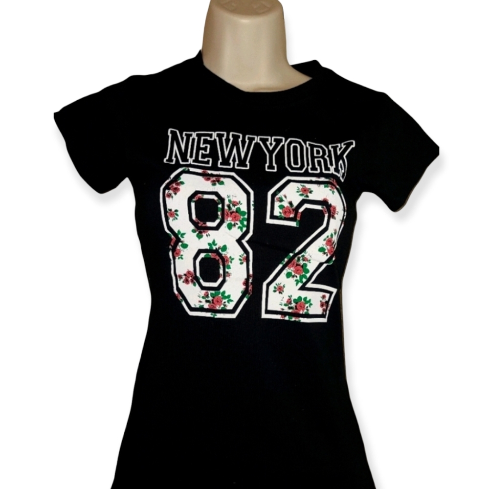 Black New York Top